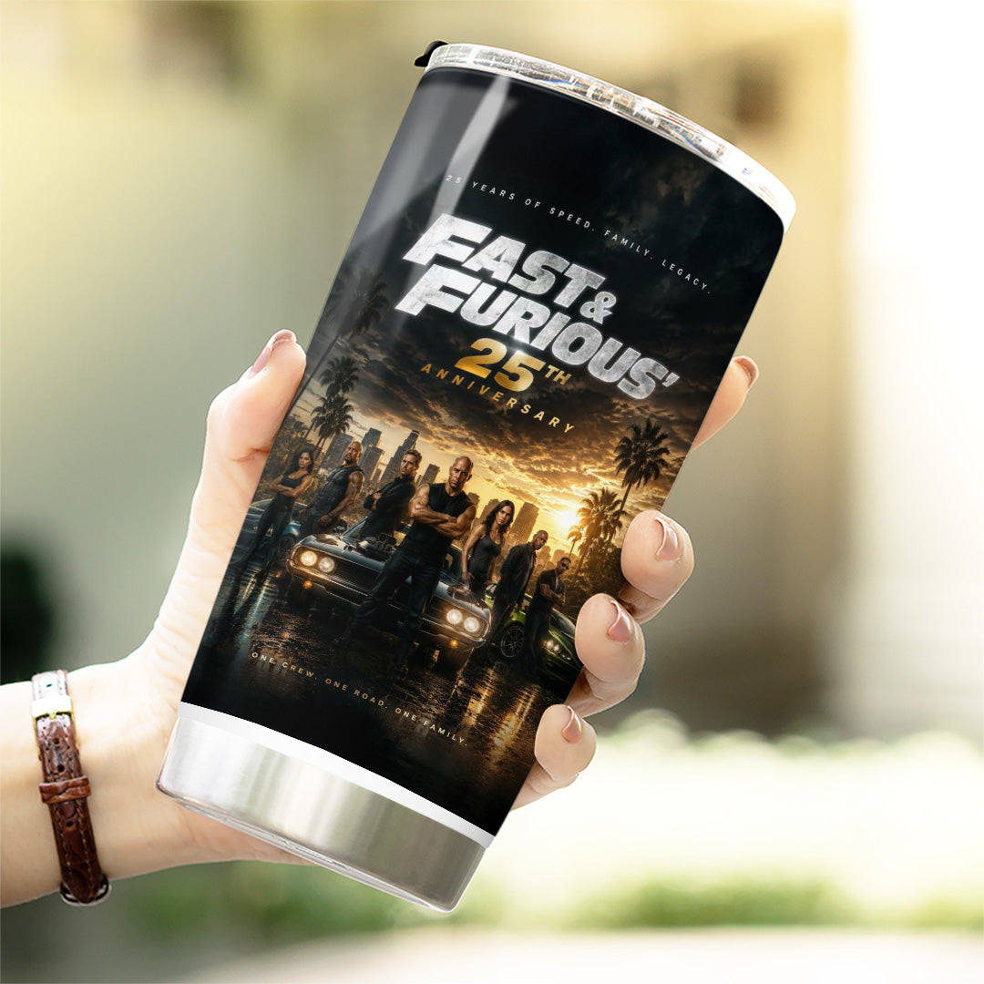 Fast & Furious 25th Anniversary Tumbler Cup – TANTN24777