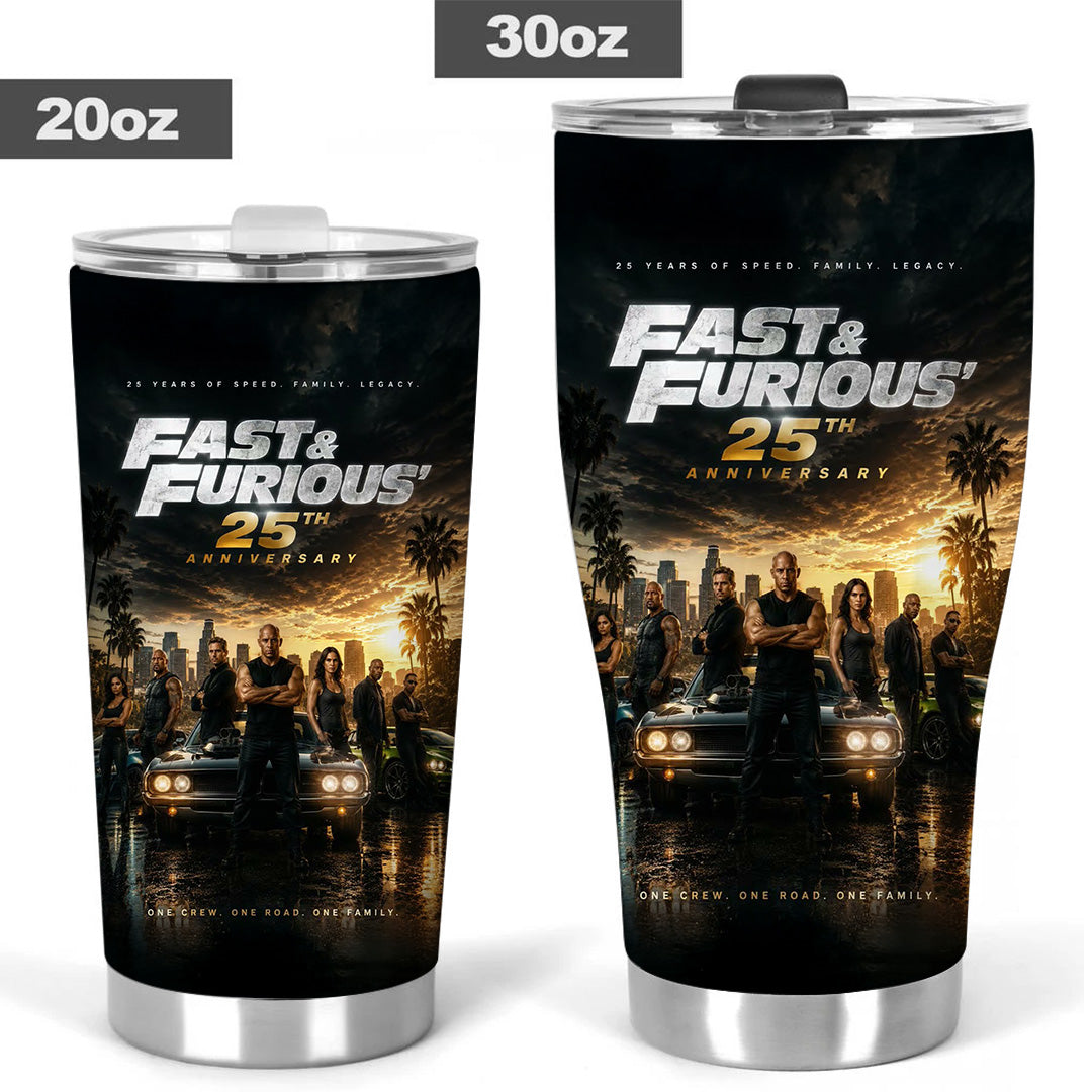Fast & Furious 25th Anniversary Tumbler Cup – TANTN24777