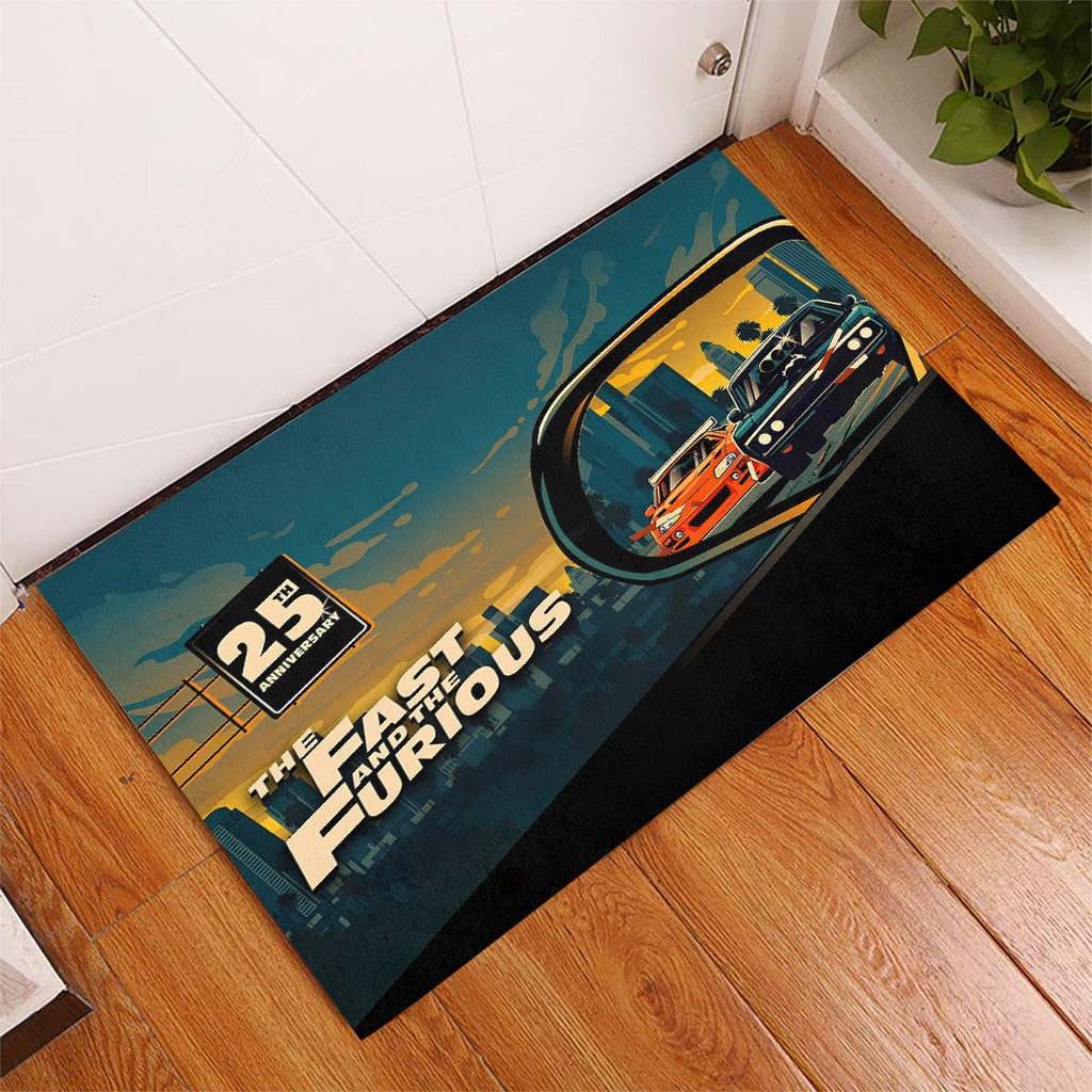 Fast & Furious 25th Anniversary Doormat – TANTN24787