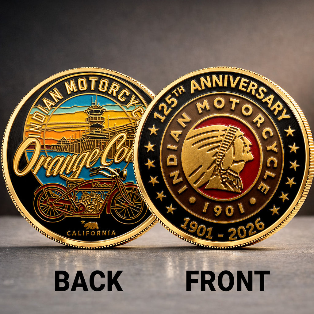 Indian Motorcycle 125th Anniversary Commemorative Coin – TANTN24800