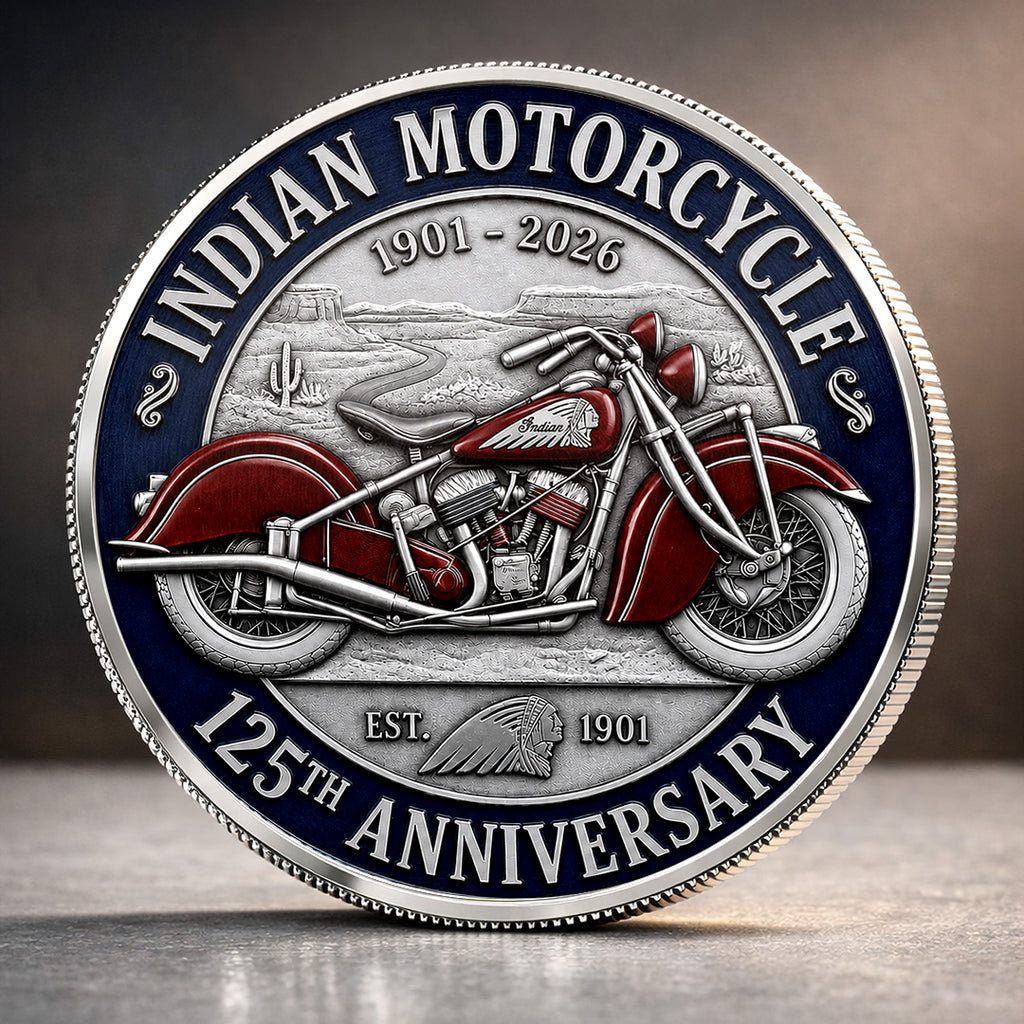 Indian Motorcycle 125th Anniversary Commemorative Coin – TANTN24807