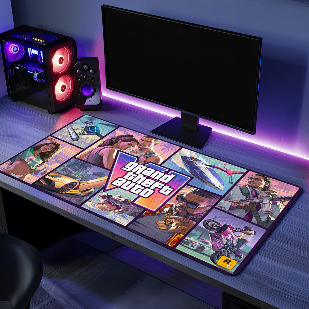 Grand Theft Auto VI Custom Gaming Desk Mat – TANTN24817