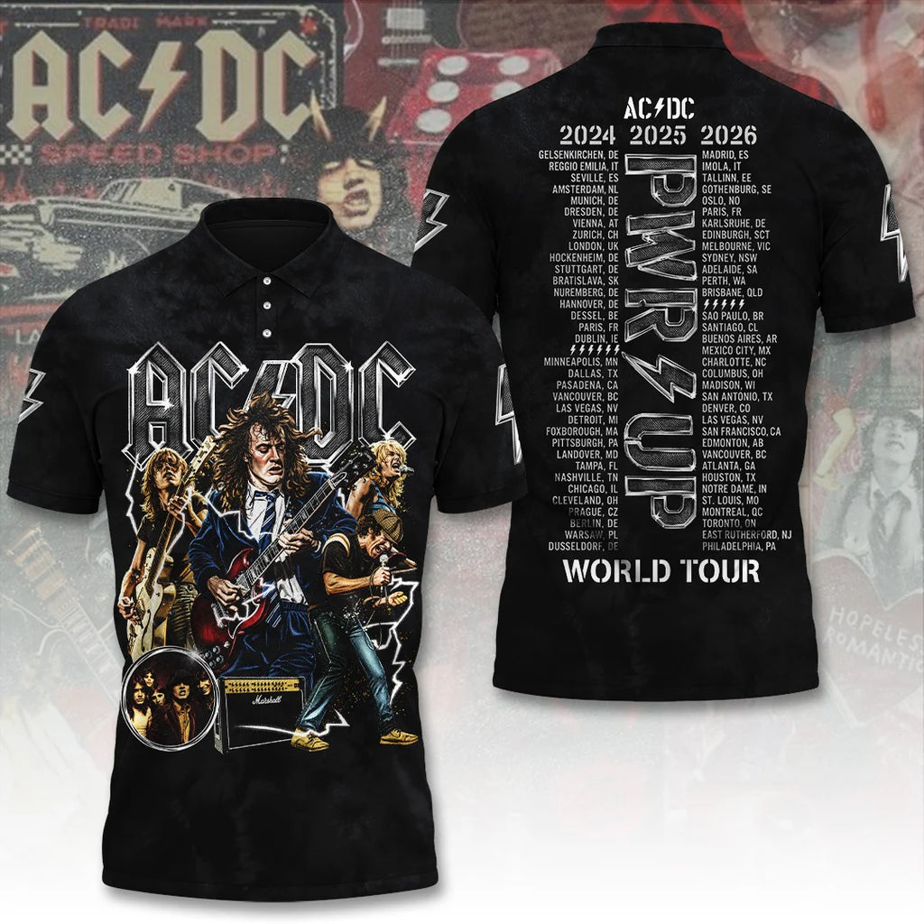 AC/DC World Tour 2026 3D Apparel – TANTN24954
