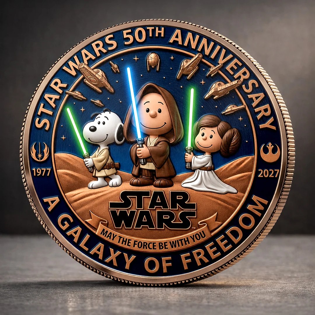 Star Wars x Snoopy 50th Anniversary Commemorative Coin – TANTN25003