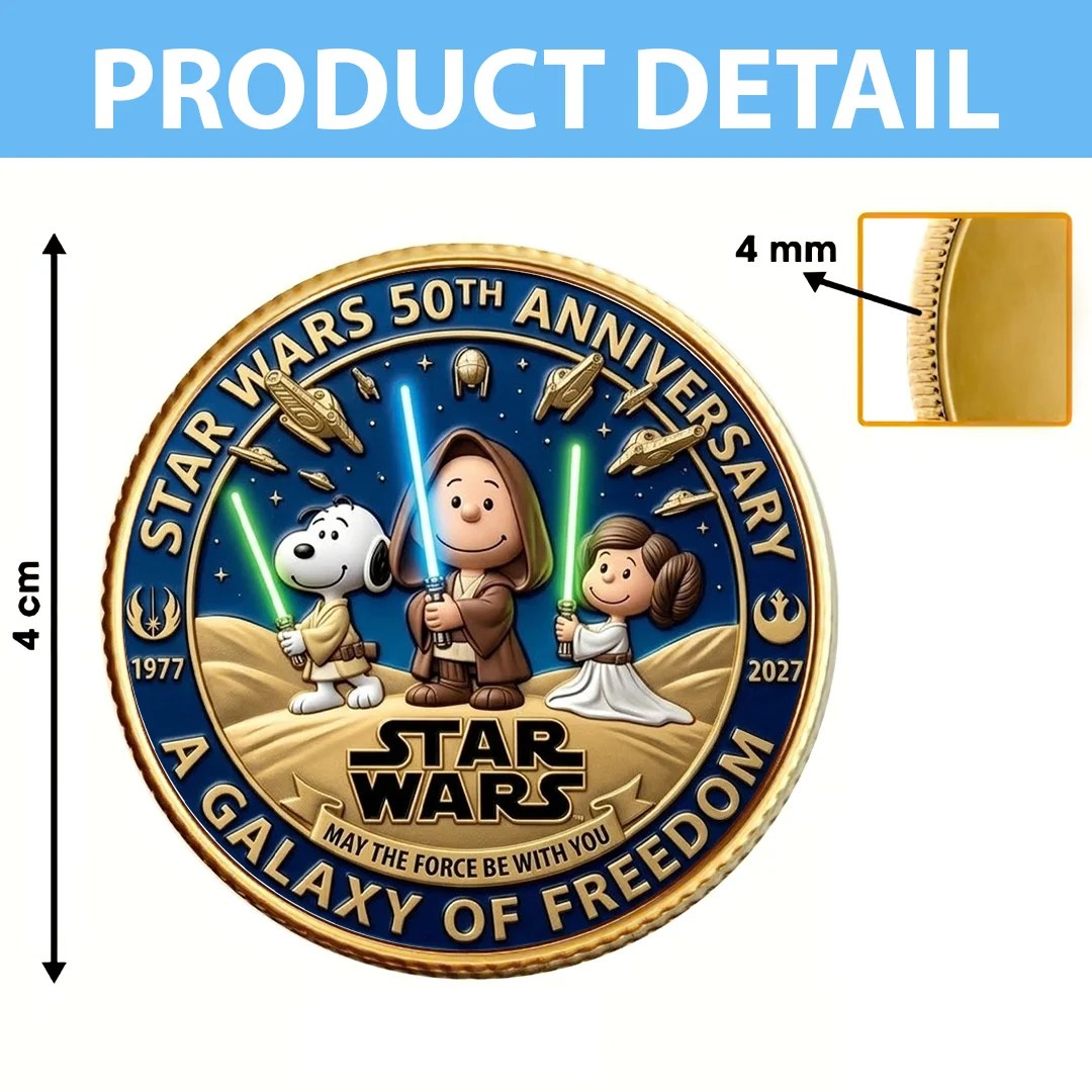 Star Wars x Snoopy 50th Anniversary Commemorative Coin – TANTN25003