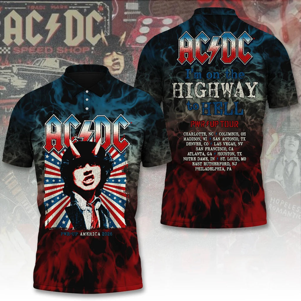 AC/DC America Tour 2026 3D Apparel – TANTN25020