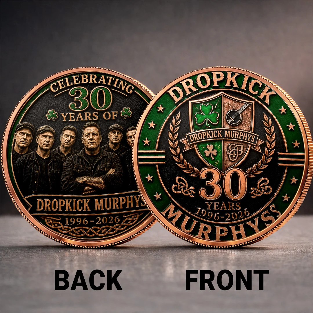 Dropkick Murphys 30th Anniversary Commemorative Coin – TANTN25023