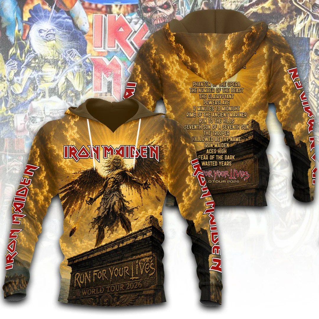 Iron Maiden Tour 2026 3D Apparel – TANTN25136