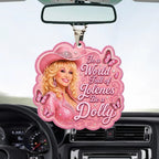 Dolly Parton Custom Shape 2-sided Acrylic Car Ornament – TANTN25346