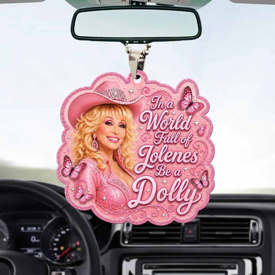 Dolly Parton Custom Shape 2-sided Acrylic Car Ornament – TANTN25346