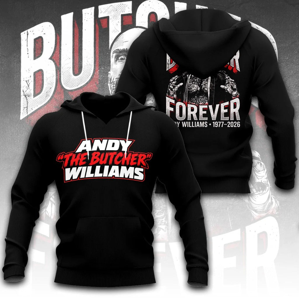 Andy 'The Butcher' Williams 3D Apparel – TANTN25364
