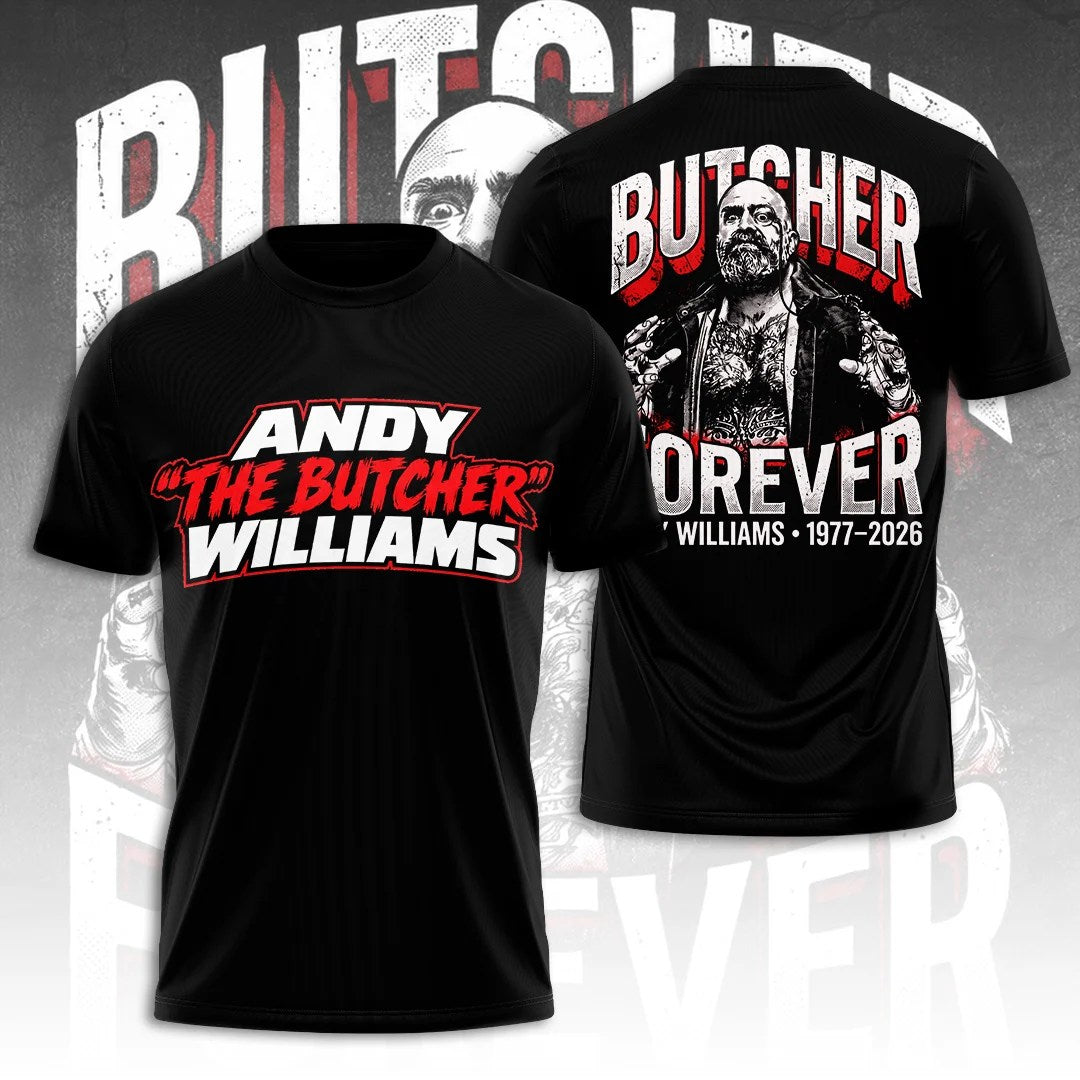 Andy 'The Butcher' Williams 3D Apparel – TANTN25364