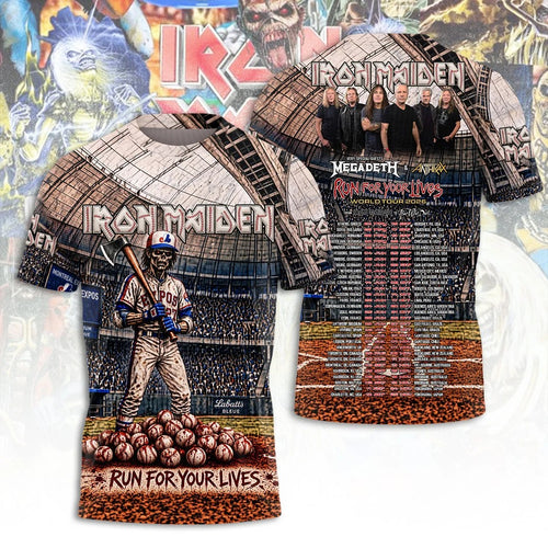 Iron Maiden Tour 2026 3D Apparel – TANTN25373