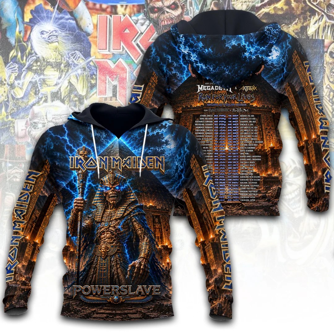 Iron Maiden Tour 2026 3D Apparel – TANTN25455