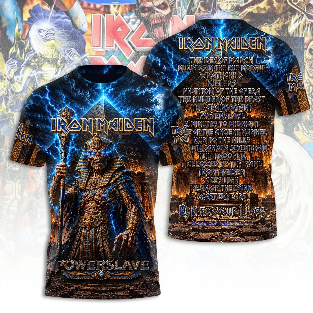 Iron Maiden Tour 2026 3D Apparel – TANTN25457