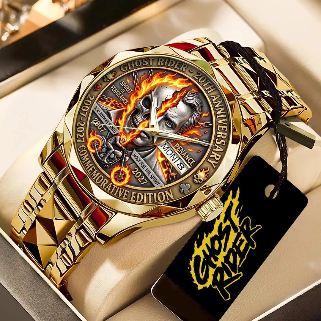 Ghost Rider 20th Anniversary Alloy Luxury Quartz Watch – TANTN25548