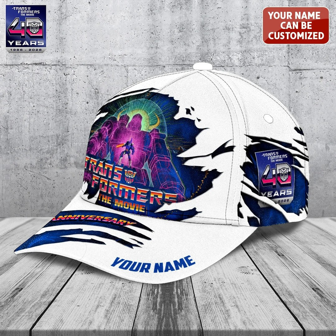 Personalized The Transformers: The Movie 40th Anniversary Classic Cap – TANTN25692