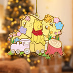 6PCS Winnie-the-Pooh Custom Shape 2-Side Printed Acrylic Ornament – TANTN25730