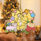 6PCS Winnie-the-Pooh Custom Shape 2-Side Printed Acrylic Ornament – TANTN25730