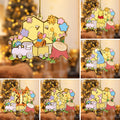 6PCS Winnie-the-Pooh Custom Shape 2-Side Printed Acrylic Ornament – TANTN25730