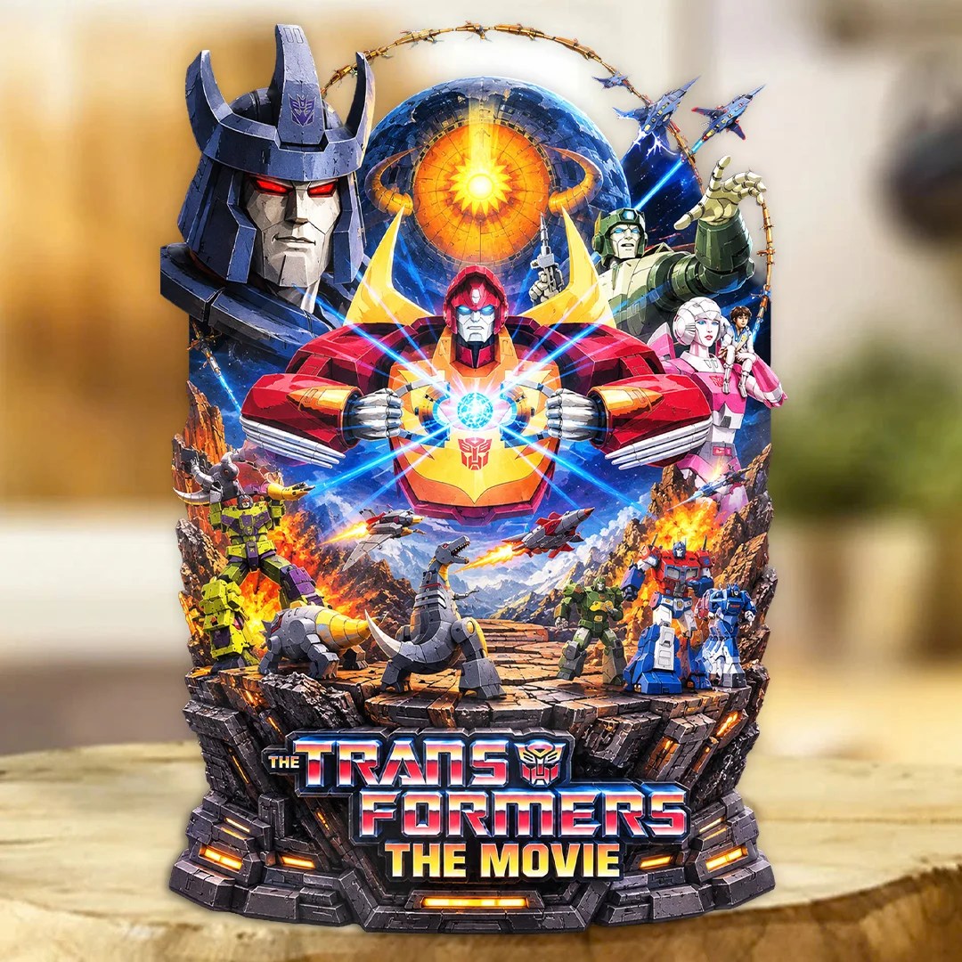 The Transformers: The Movie Custom Shape Acrylic Plaque – TANTN25740