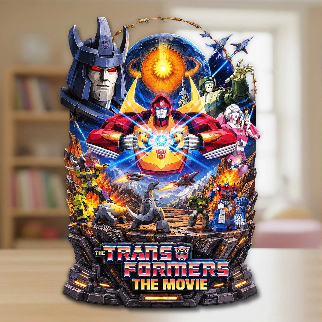 The Transformers: The Movie Custom Shape Acrylic Plaque – TANTN25740