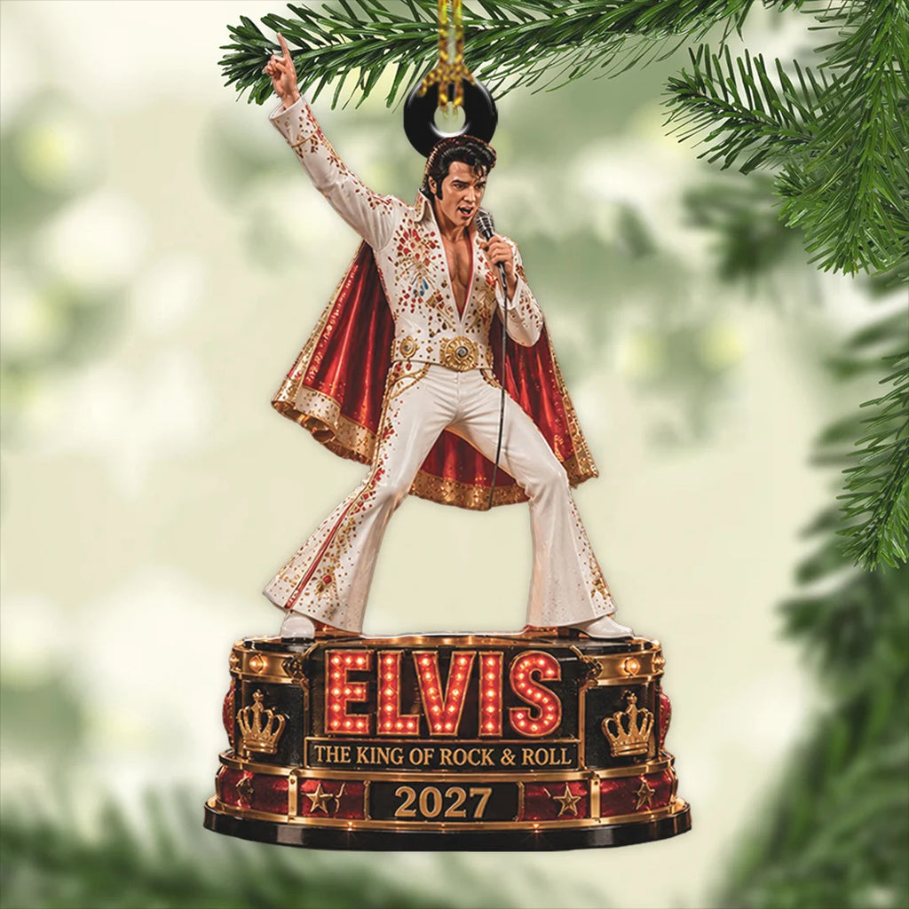 Elvis Presley 2027 Custom Shape 2-side Printed Acrylic Ornament – TANTN25899