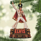 Elvis Presley 2027 Custom Shape 2-side Printed Acrylic Ornament – TANTN25899