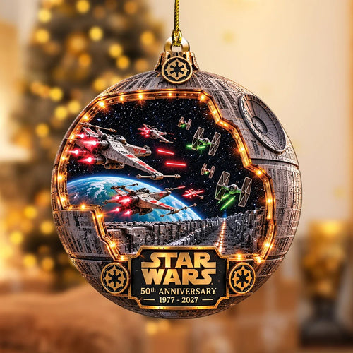Star Wars 50th Anniversary Custom Shape 2-side Printed Acrylic Ornament – TANTN25922