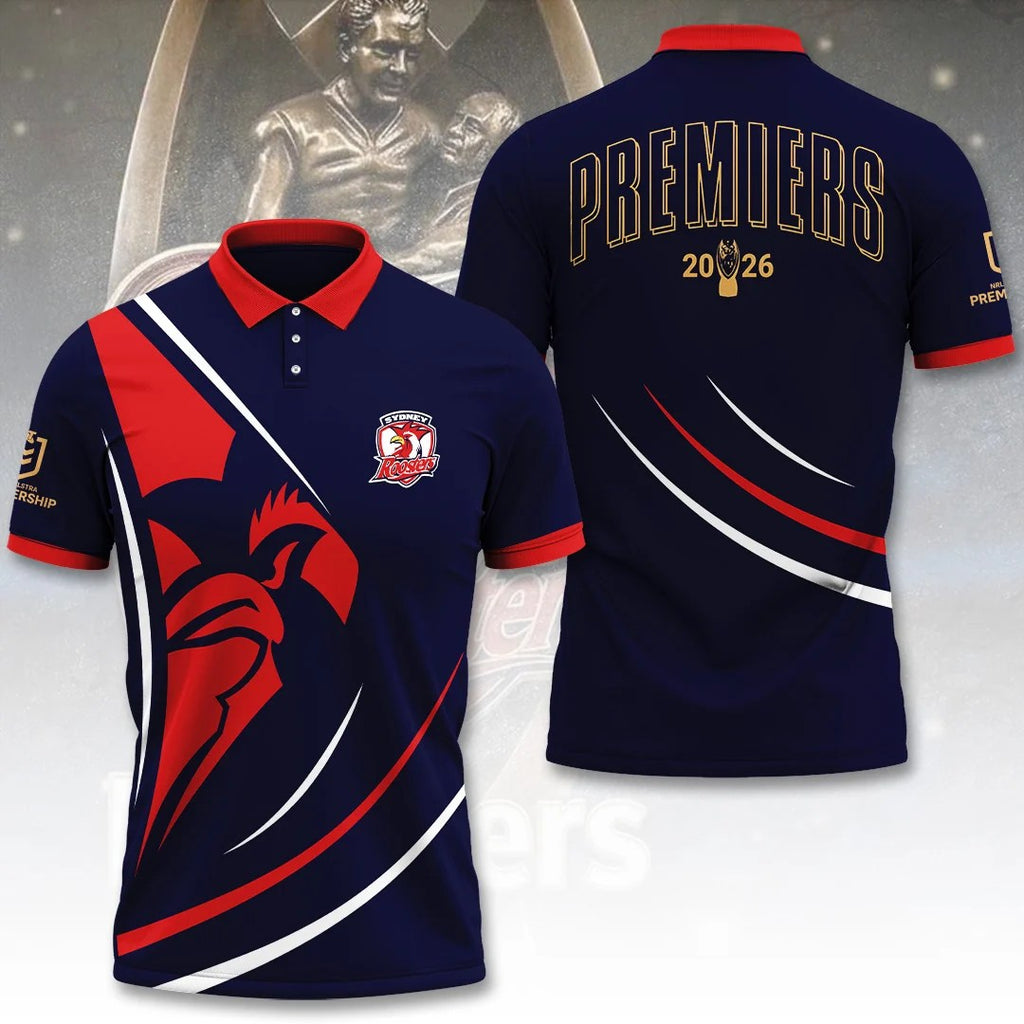 Sydney Roosters 2026 NRL Premiers 3D Apparel – TANTN25933