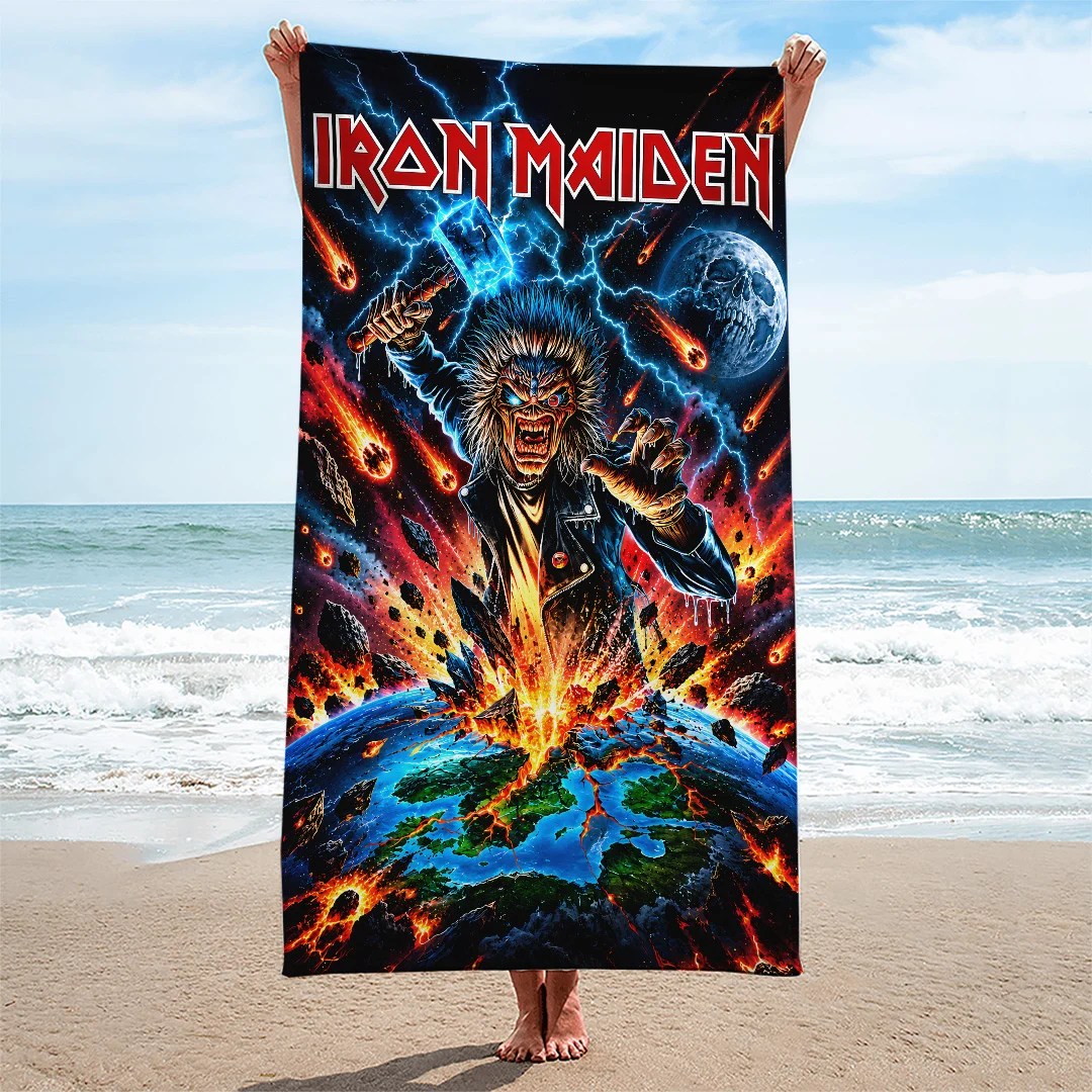 Iron Maiden Rectangle Beach Towel – TANTN25991