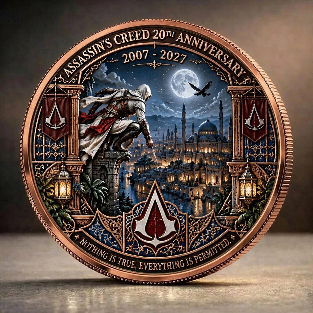 Assassin's Creed 20th Anniversary 2027 Commemorative Coin – TANTN26082