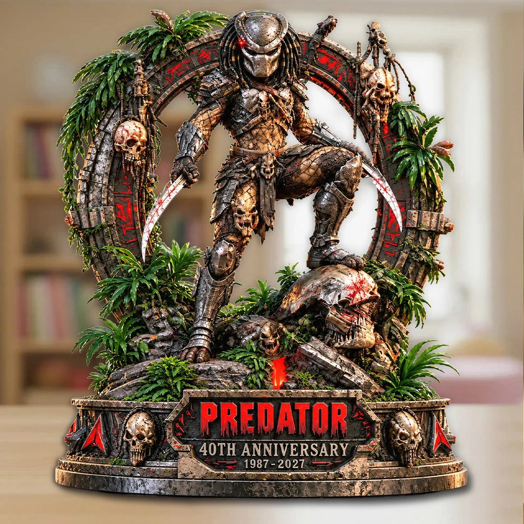 Predator 40th Anniversary 2027 Custom Shape Acrylic Plaque – TANTN26098