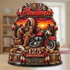 Indian Motorcycle 125th Anniversary 2026 Custom Shape Acrylic Plaque – TANTN26140