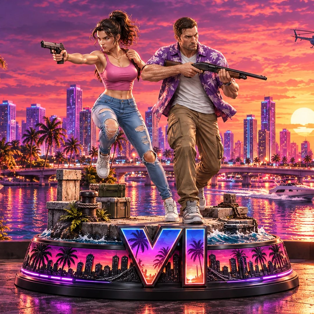 Grand Theft Auto VI 3D Collectible Vinyl Figure – TANTN26203