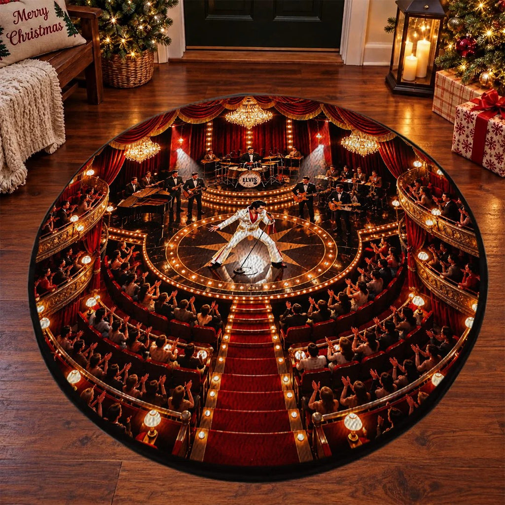 Elvis Presley Foldable Round Rug – TANTN26210