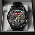 Triumph Motorcycles 125th Anniversary 2027 Black Stainless Steel Watch – TANTN26238