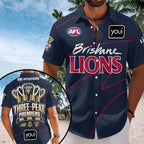 Brisbane Lions 2026 AFL Premiers Short Sleeve Button-Down Shirt – TANTN26243