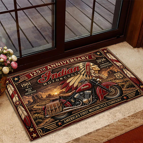 Indian Motorcycle 125th Anniversary 2026 Doormat – TANTN26250