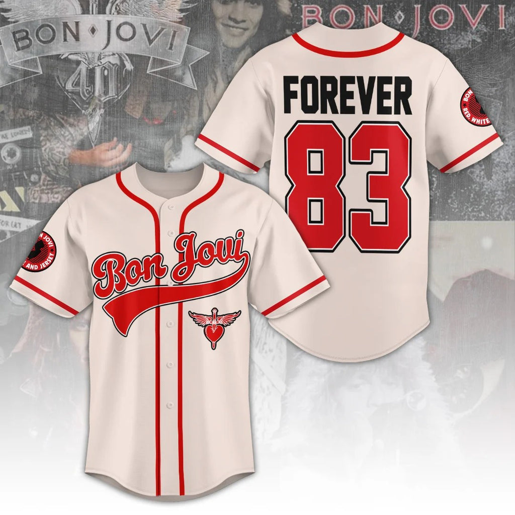 Bon Jovi Forever Baseball Jersey – TANTN26305