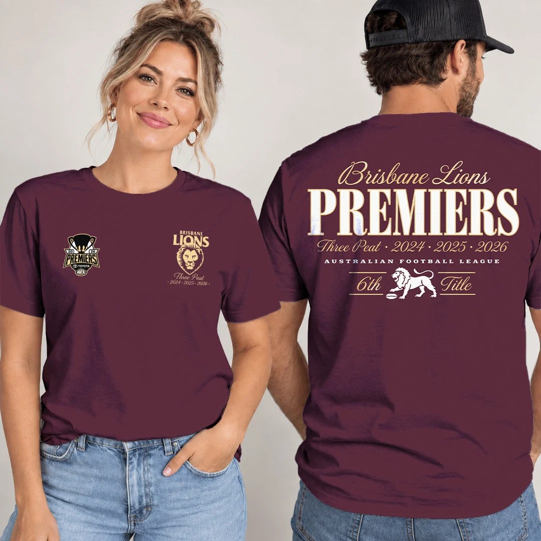 Brisbane Lions 2026 AFL Premiers 3D Apparel – TANTN26339