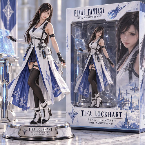 Final Fantasy x Tifa Lockhart 40th Anniversary 2027 3D Collectible Vinyl Figure – TANTN26349