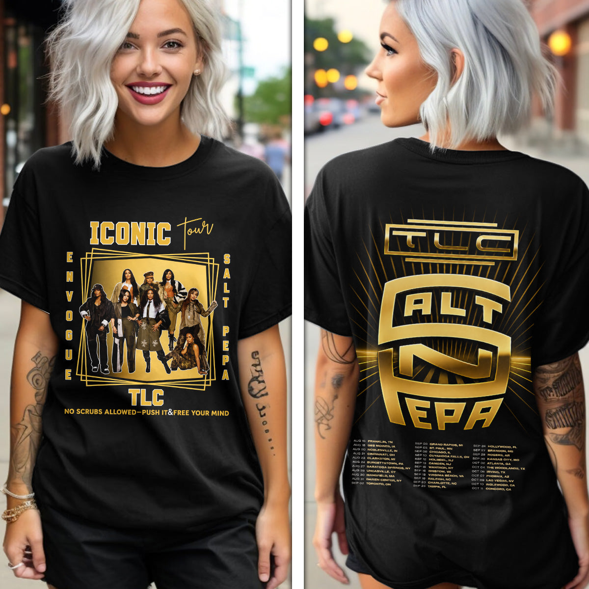 TLC, Salt-N-Pepa and En Vogue 2026 It's Iconic Tour 3D Apparel – GNE6247