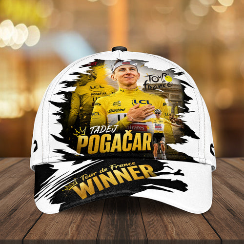 Tadej Pogacar 2026 Tour de France Winner Classic Cap – GNE7893