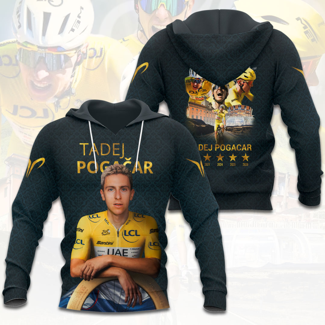 Tadej Pogacar 2026 Tour de France Winner 3D Apparel – HOATT19938
