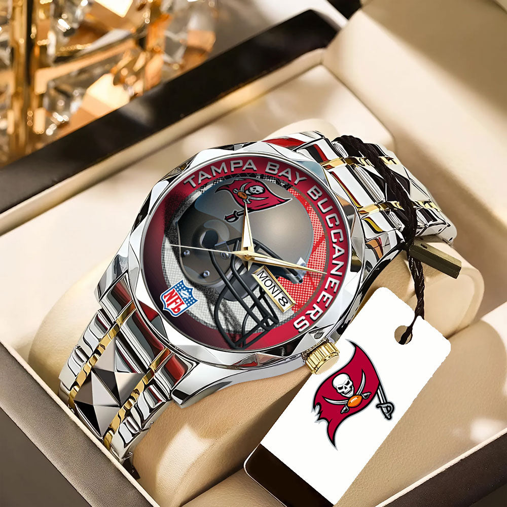 Tampa Bay Buccaneers Alloy Luxury Quartz Watch – TANTN16342