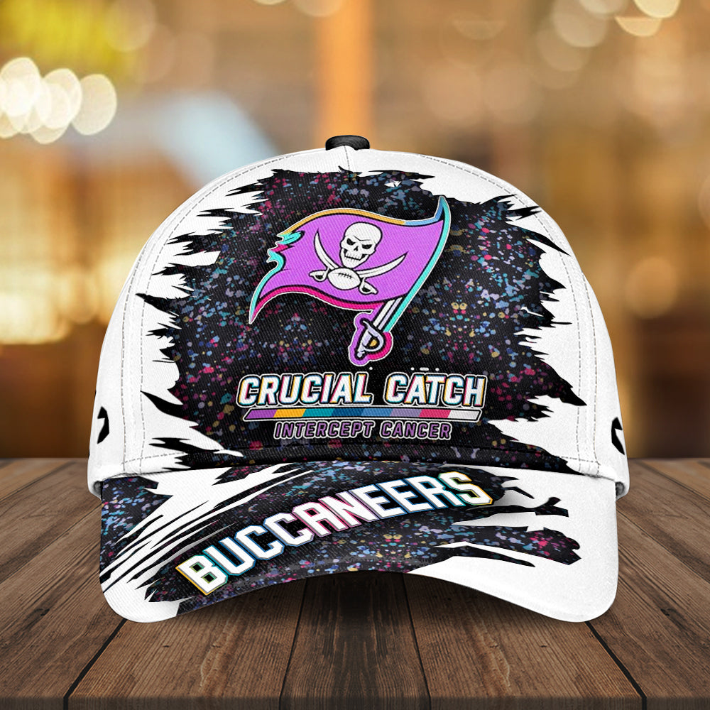 Tampa Bay Buccaneers x Crucial Catch Intercept Cancer Classic Cap – MAITM12976