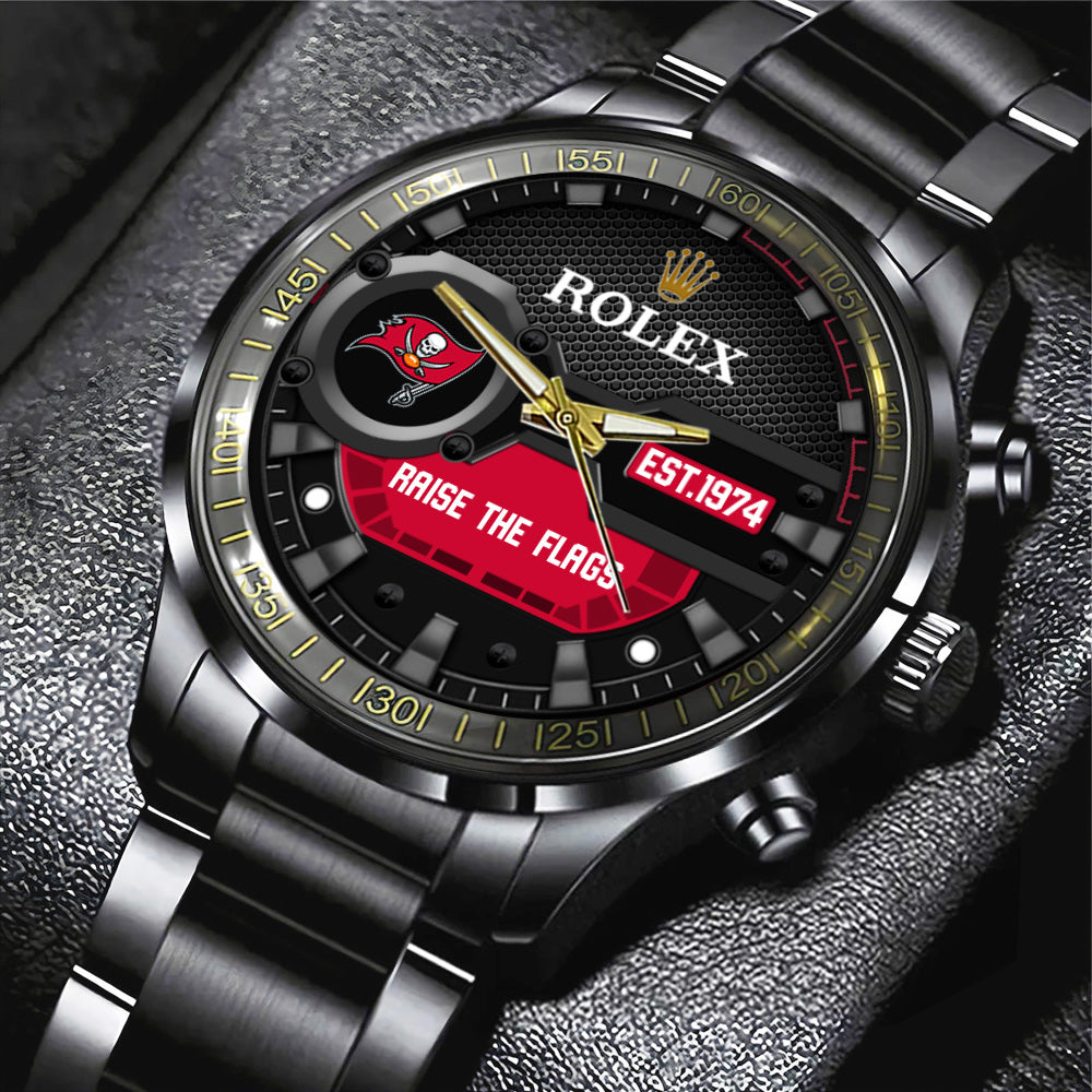 Tampa Bay Buccaneers x Rolex Black Stainless Steel Watch – MAITM13222