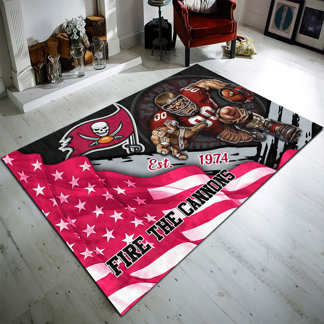 Tampa Bay Buccaneers Rectangular Rug – HOATT13179