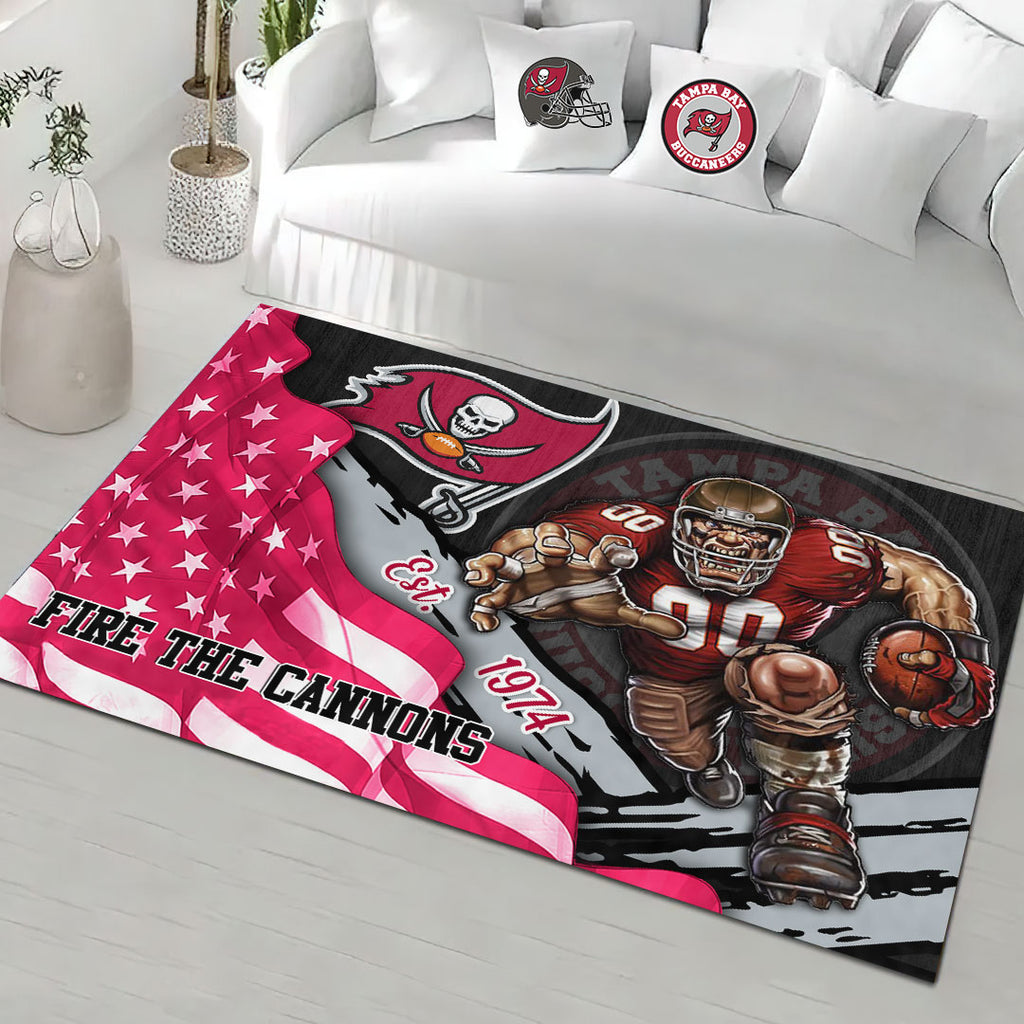 Tampa Bay Buccaneers Rectangular Rug – HOATT13179